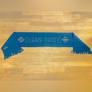 Vintage Duran Duran scarf (concert merch, 1984 “Sing Blue Silver” tour)
